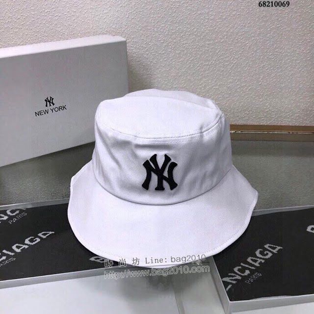 NY男女同款帽子 MLB刺繡漁夫帽遮陽帽  mm1058